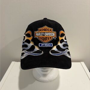 Harley Davidson Ford F-150 Y2K Flames Fire adjustable Baseball Cap
